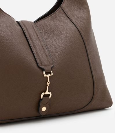 Cartera Hobo Floater Grande con Asa de Hebilla Diferenciada 5