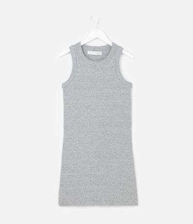 Vestido Infantil Canelado en Algodón - Talle 5 a 14 años 2