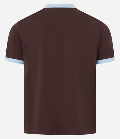 Remera Deportiva Baby Tee con Rib y Estampa Lettering 86 2