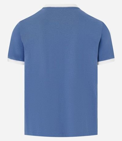 Remera Deportiva Baby Tee con Rib y Estampa Lettering 86 6