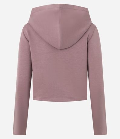 Campera en Modal con Capucha y Cierre en Cremallera 6