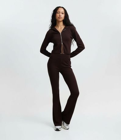 Campera en Modal con Capucha y Cierre en Cremallera 5