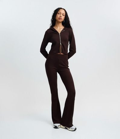 Campera en Modal con Capucha y Cierre en Cremallera 2