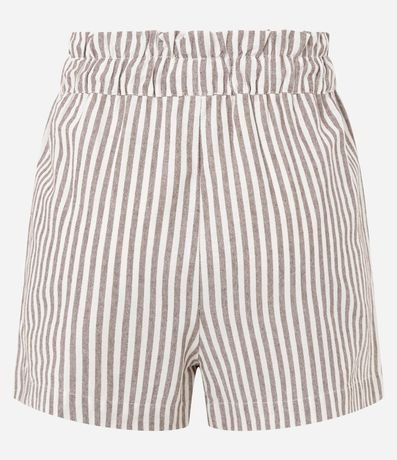 Short Runner Cintura Alta en Cotton con Rayas Verticales 6