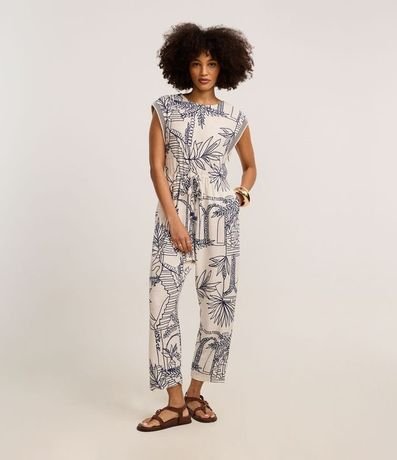 Mono Texturizado en Viscosa con Bordado Follaje 2