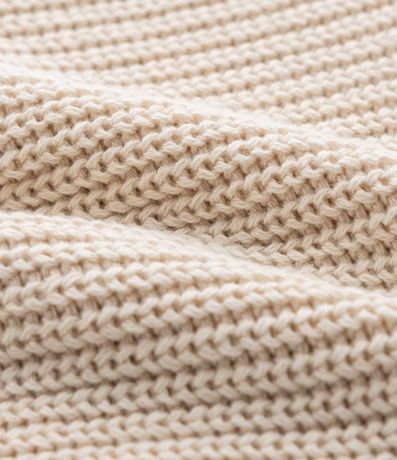 Cardigan Infantil en Punto con Bordado en la Espalda – Talle 0 a 18 Meses 3