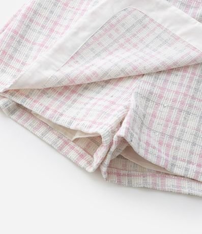 Short Pollera Infantil en Tweed con Cinturón Traspasado – Talle 5 a 14 años 5