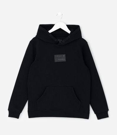 Saco Infantil con Capucha y Patch Rubber – Talle 5 a 14 años