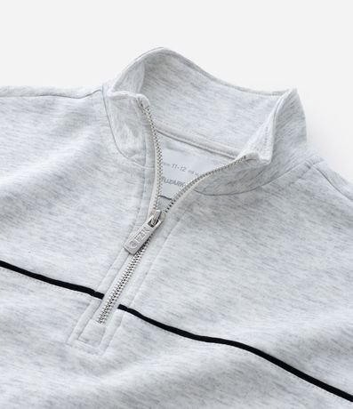 Saco Infantil Regular con Cremallera y Cuello Alto – Talle 7 a 16 años 4