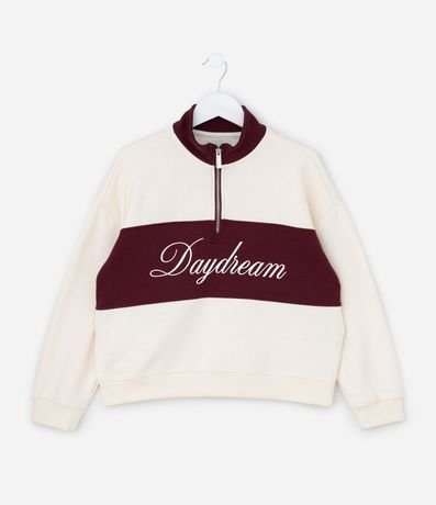 saco Infantil con cremallera y Lettering Daydream – Talle 5 a 14 años