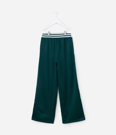 Pantalón Infantil Wide con Rayas y Abertura Lateral – Talle 5 a 14 años 2