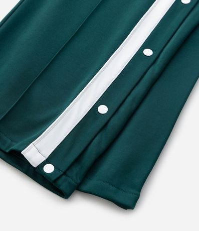 Pantalón Infantil Wide con Rayas y Abertura Lateral – Talle 5 a 14 años 4