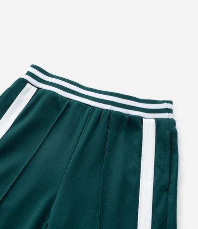 Pantalón Infantil Wide con Rayas y Abertura Lateral – Talle 5 a 14 años 5