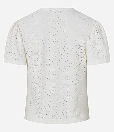 Blusa en Laise con Manga Abullonada y Bordado Cutout 7