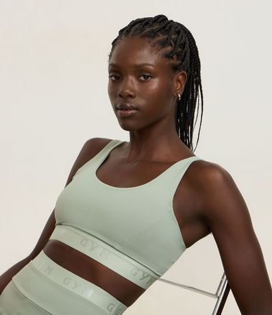 Top Copa Deportiva con Elástico Texturizado Gym