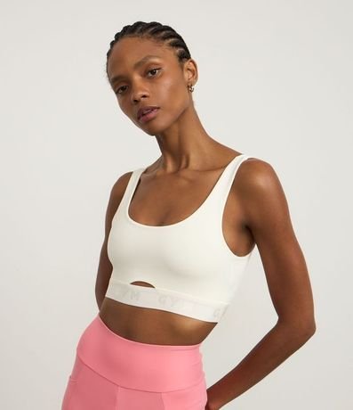 Top Copa Deportivo en Microfibra con Elástico en el Bajo