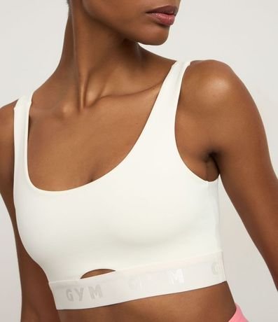 Top Copa Deportivo en Microfibra con Elástico en el Bajo 3