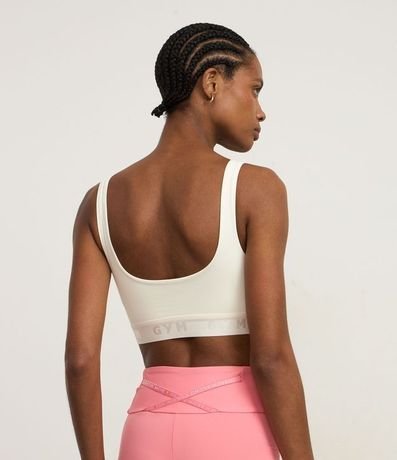 Top Copa Deportivo en Microfibra con Elástico en el Bajo 4