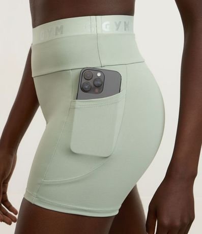 Bermuda Crossfiteira Deportiva con Elástico Texturizado en la Cintura 3