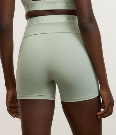 Bermuda Crossfiteira Deportiva con Elástico Texturizado en la Cintura 4