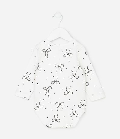 Conjunto Infantil Body y Peto en Coctel con Moñitas – Talle 0 a 18 Meses 4