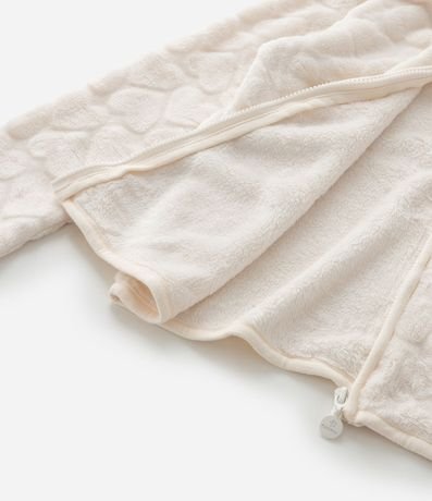 Campera Infantil en Fleece con Capucha y Relieve de Corazones – Talle 5 a 16 años 4