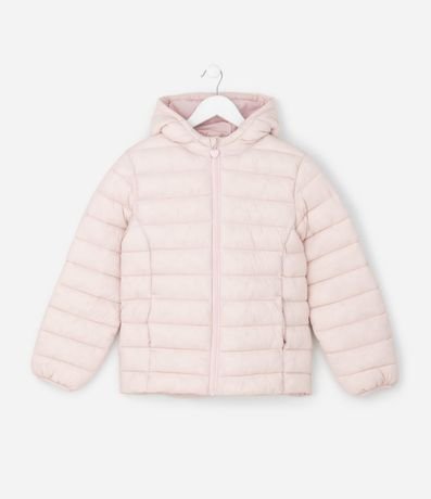 Campera Infantil Puffer en Microfibra con Capucha – Talle 5 a 16 años 2