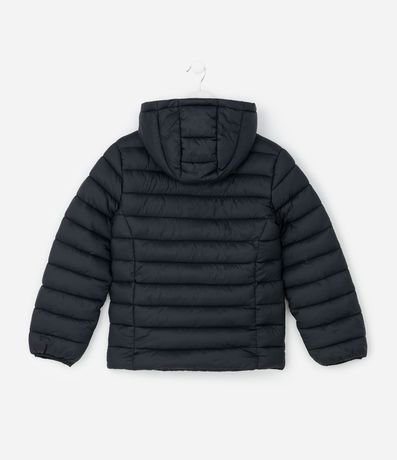 Campera Infantil Puffer en Microfibra con Capucha – Talle 5 a 16 años 3