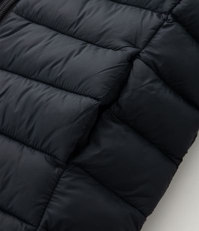 Campera Infantil Puffer en Microfibra con Capucha – Talle 5 a 16 años 5