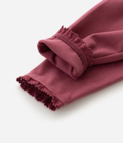 Conjunto Infantil en Capitoneada con Cerezas y Legging Polar – Talle RN a 18 Meses 9