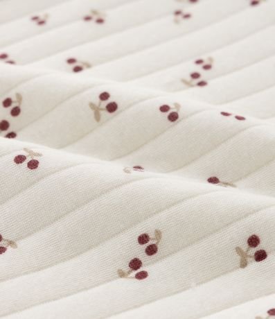 Conjunto Infantil en Capitoneada con Cerezas y Legging Polar – Talle RN a 18 Meses 10