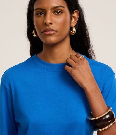 Remera en Algodón con Cuello Redondo 3