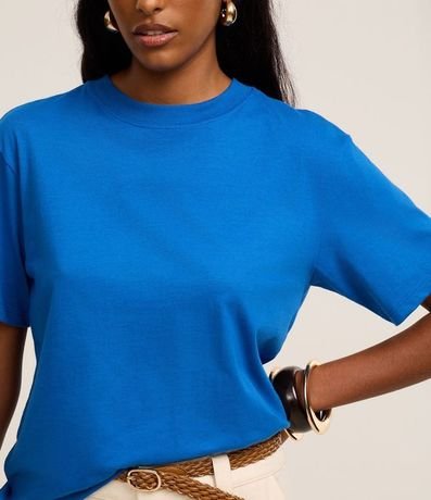 Remera en Algodón con Cuello Redondo 4