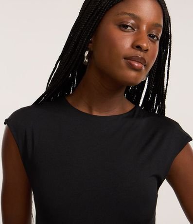 Body en Microfibra con Cuello Redondo y sin Sisa 3