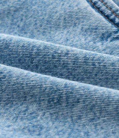 Short Infantil Regular en Jeans con Flor Bordada - Talle 7 a 14  Anos 4