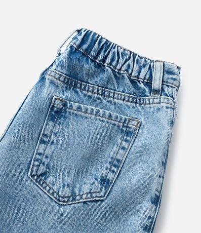 Short Infantil Regular en Jeans con Flor Bordada - Talle 7 a 14  Anos 7