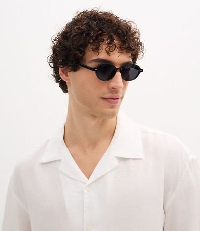 Camisa Boxy en Puro Lino con Cuello Bowling 4