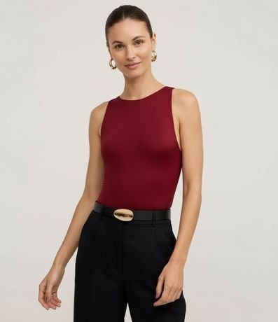 Body Básico en Poliamida con Cuello Halter 5