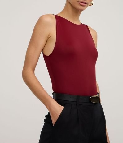 Body Básico en Poliamida con Cuello Halter 6