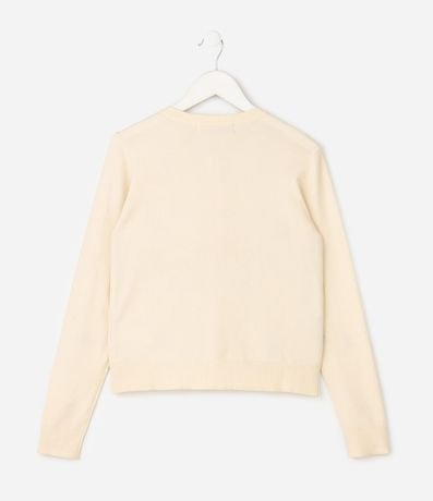 Cardigan Infantil en Punto con Bordado de Cereza – Talle 5 a 14 años 3