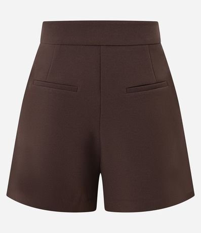 Short Sastre Cintura Alta con Bolsillos Laterales 5