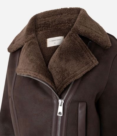 Campera Gamulan Pesada en Pu con Forro de Pelo 8