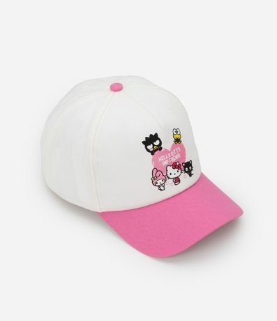 Gorra Infantil Aba Curva con Estampa Hello Kitty y Amigos - Talle único