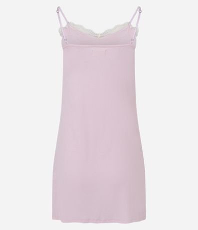 Camisolabretel Fino en Rib con Detalle de Encaje 6