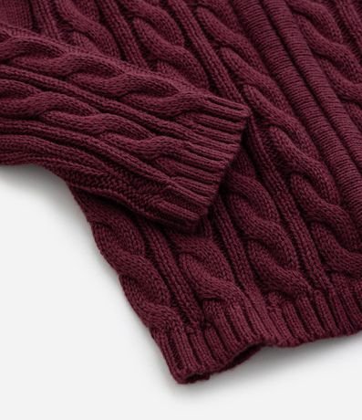 Suéter Infantil en efecto Punto con Cremallera – Talle 5 a 14 años 5