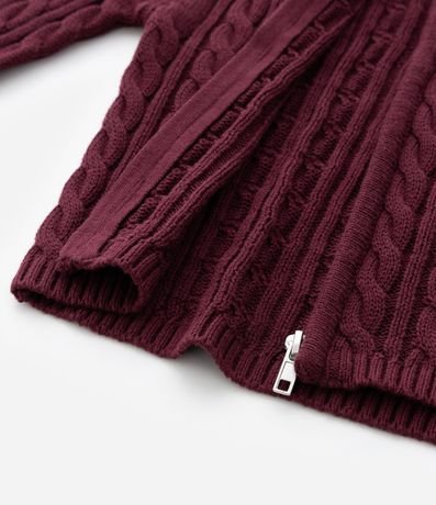 Suéter Infantil en efecto Punto con Cremallera – Talle 5 a 14 años 6