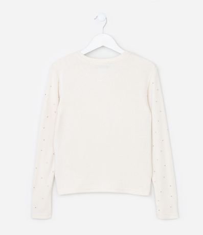 Saco Infantil en Punto con Aplicaciones Brillantes – Talle 5 a 14 años 2