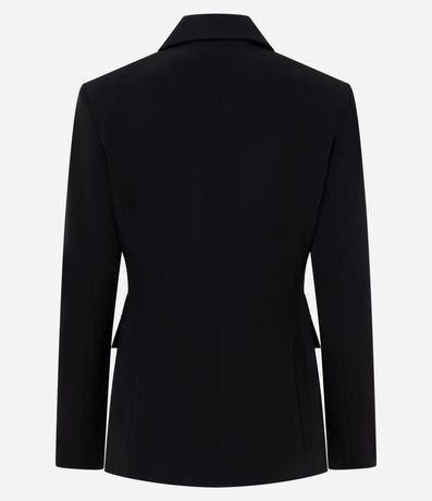 Blazer Acinturado en Sastre con Bolsillos 5