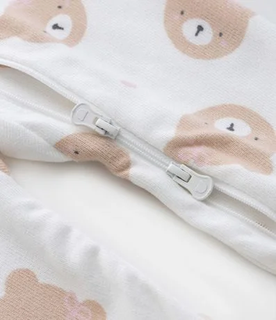 Mono Infantil en Peach Touch con Estampa de Osita - Talle RN a 18 meses 7