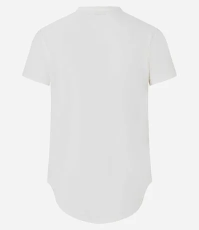 Remera Deportiva en Helanca con Estampa de Ondas Verticales 8